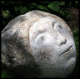 ROUND FACE STONE - 2006 - Granite - 34" x 31" x 35" - Collection of Jane Minasian and Grant Monahan, Belmont, MA